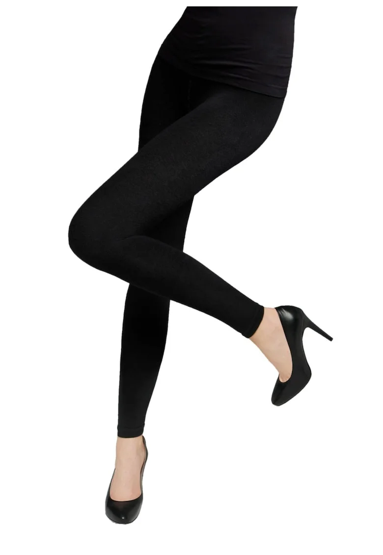 Colanti dama,  Bumbac, 120 DEN, Negru, XXL