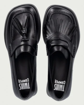 Camper mocasini pentru femei din piele TWS