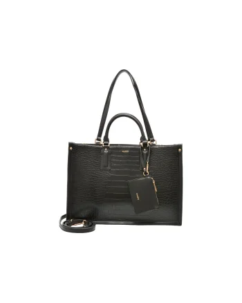 Geanta ALDO neagra, 14438613, din piele ecologica