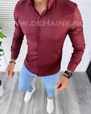 Camasa barbati grena slim fit B2685 W9-4 E 16-2*