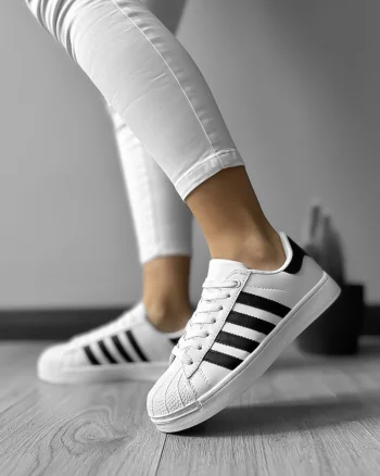 Adidasi dama casual albi 12105  T56-4
