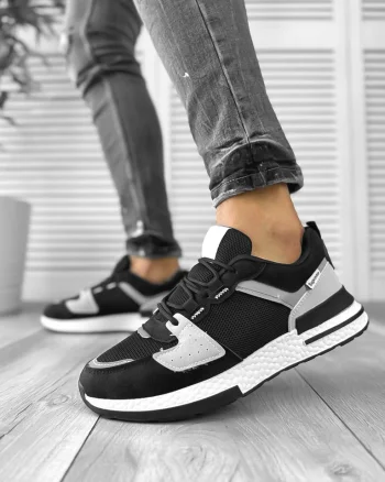 Adidasi barbati casual negri B018    N2-4