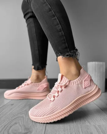 Adidasi dama casual din panza  roz 91  T50-3