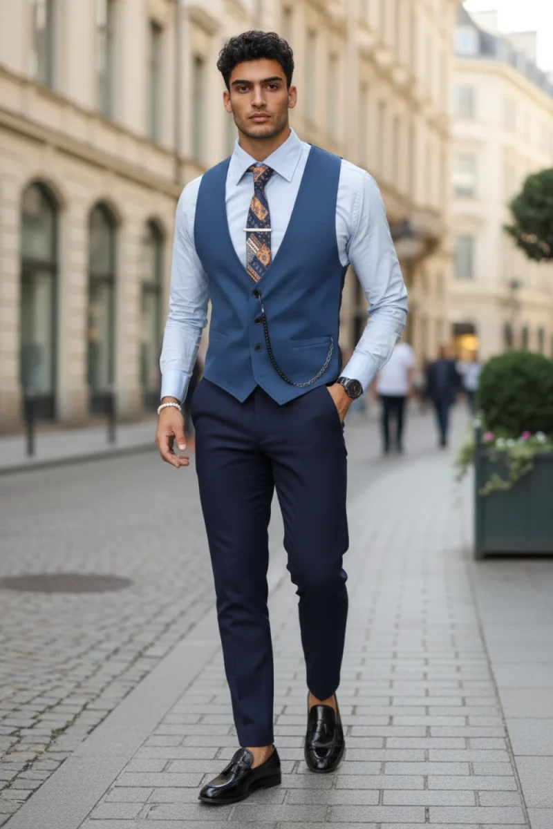 Compleu barbati  Vesta + Pantaloni 13239