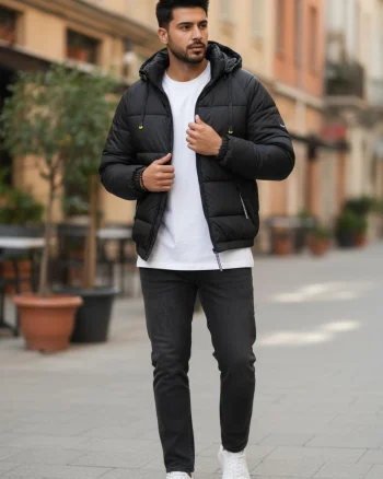 Geaca barbati neagra M2302 57-2