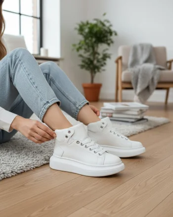 Adidasi dama albi casual   inalti   6616 N9-3