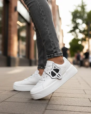 Adidasi barbati casual WOLF  albi 080 N13