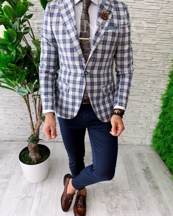 Sacou barbati slim fit ZR A5659 2-5.2