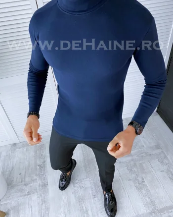 Helanca barbati slim fit bleumarin A8089 Y18