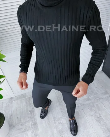 Helanca barbati slim fit neagra B2736 N1-5.6*