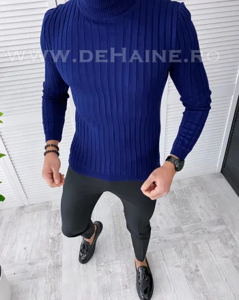 Helanca barbati slim fit bleumarin B2736  N3-4.5