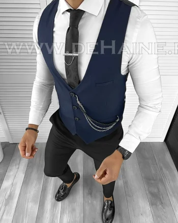 Vesta barbati eleganta slim fit bleumarin B8137 141-6 E/ 133-5