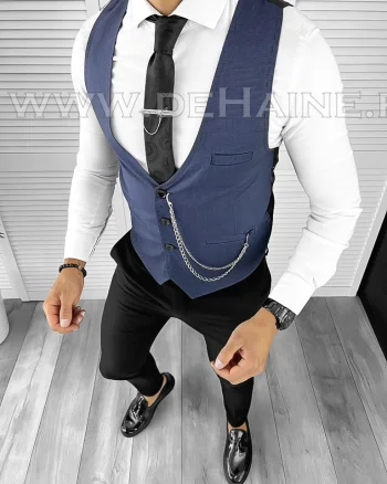 Vesta barbati eleganta slim fit bleumarin B8155 O1-4.2