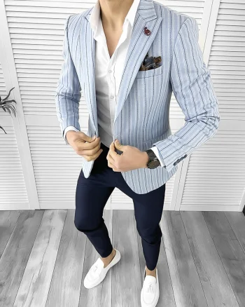 Sacou barbati slim fit 10271 P18-5.3