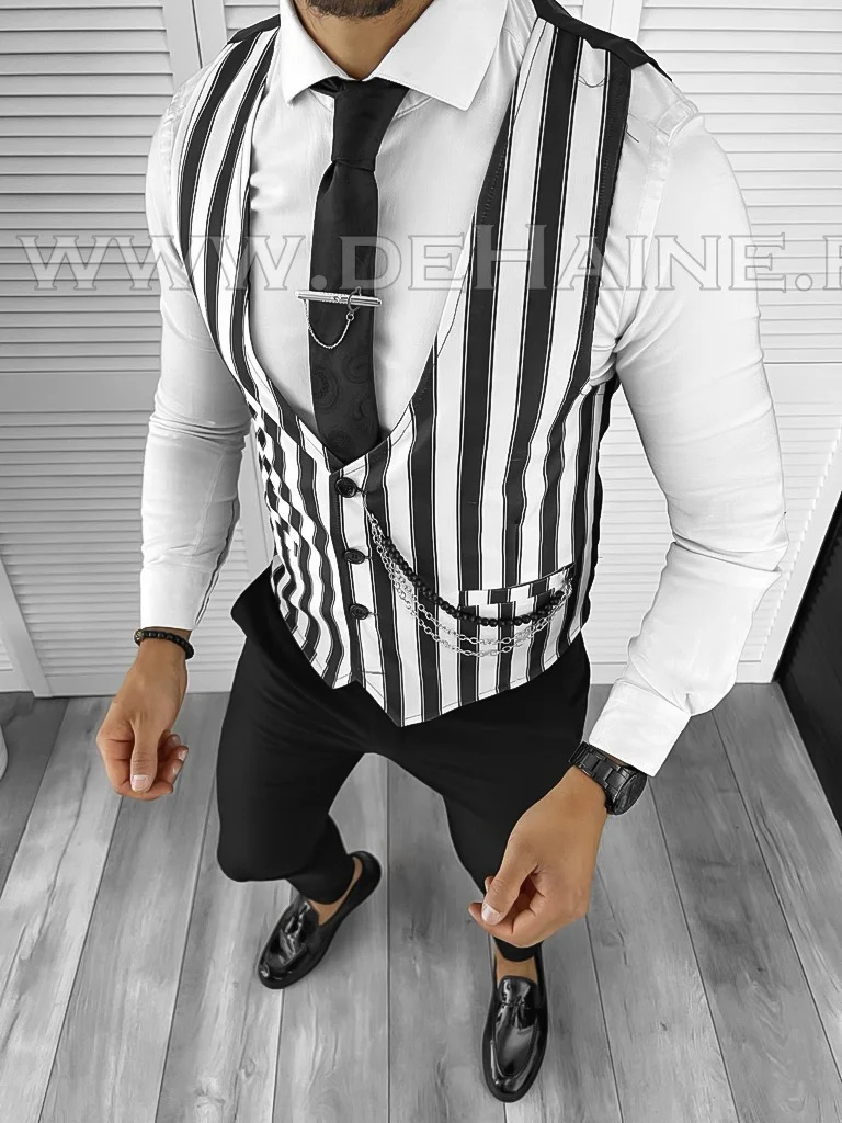 Vesta barbati eleganta slim fit B8066 Q1-3