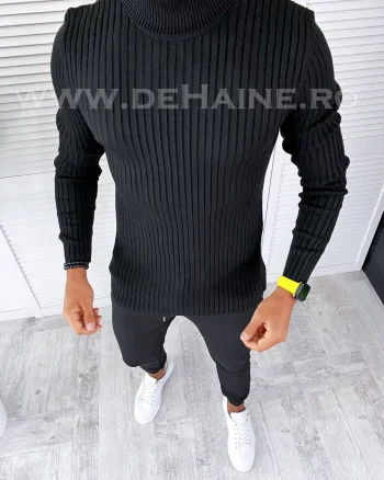 Helanca barbati slim fit neagra T3717 P20-2.3