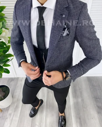 Sacou barbati slim fit B5013 5-1.2
