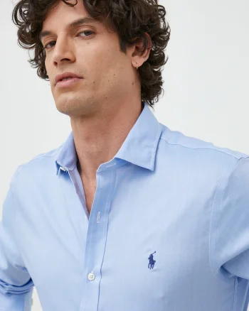 Polo Ralph Lauren  cămașă pentru bărbați din bumbac