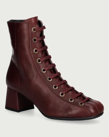 Fly London  botine cu toc pentru femei din piele PERK559FLY