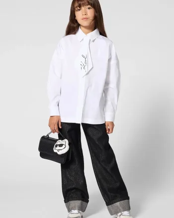Karl Lagerfeld  cămașă pentru copii din bumbac