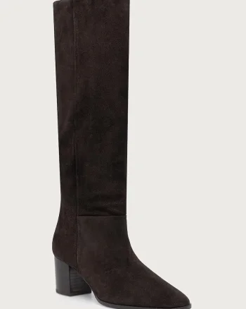 Billi Bi  cizme cu toc pentru femei din piele întoarsă T.moro Delizioso suede 556
