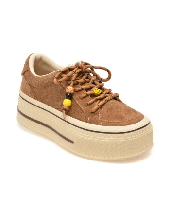 Pantofi sport GRYXX maro, 7979, din piele intoarsa