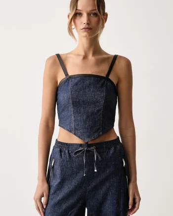 Max&Co.  top pentru femei cu amestec de in OMBRA