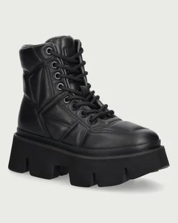 United Nude  bocanci pentru femei din piele Stomper Puffy Combat