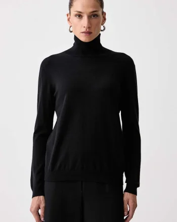 Weekend Max Mara  pulover cu guler înalt pentru femei cu amestec de mătase WKDKIKU