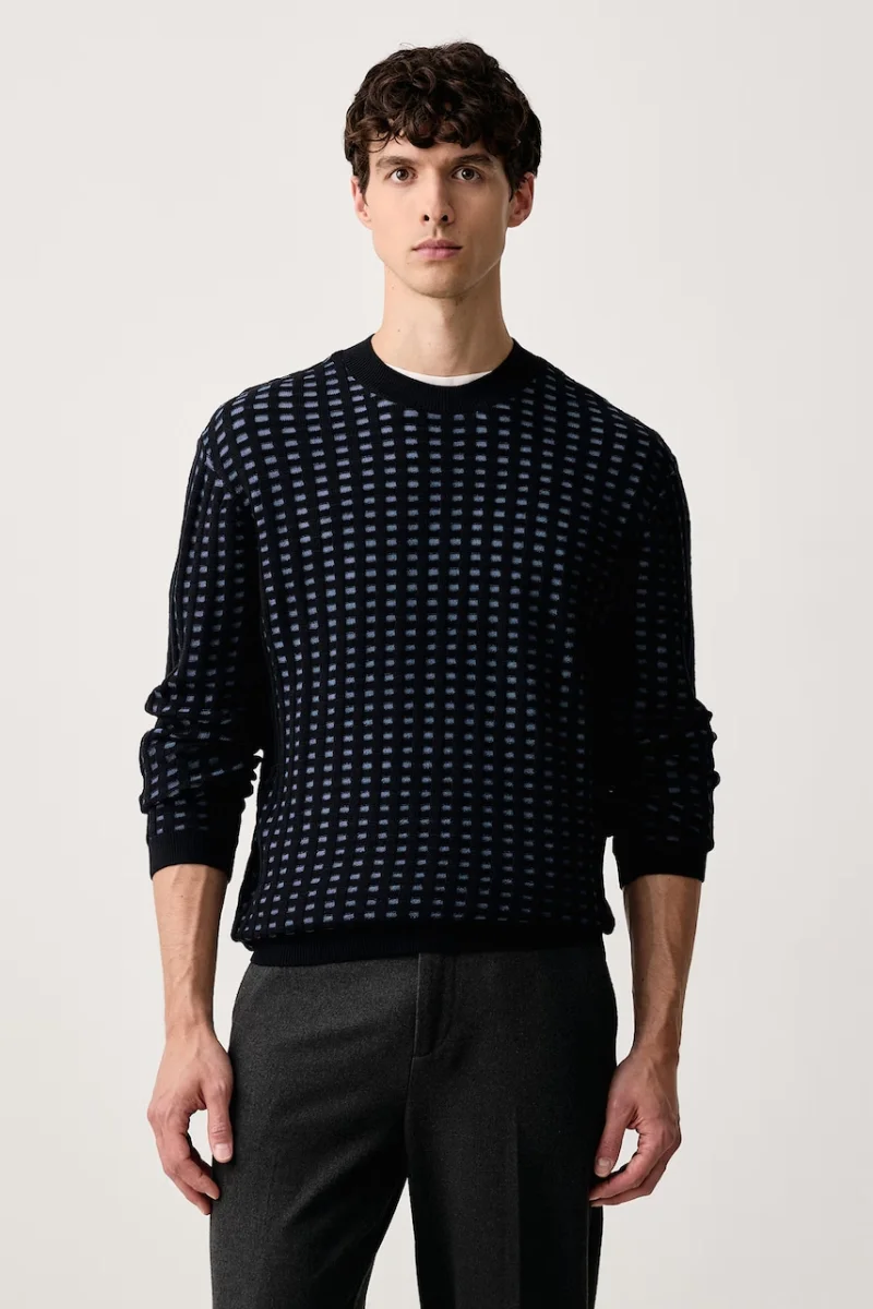 Armani Exchange  pulover pentru bărbați cu lână