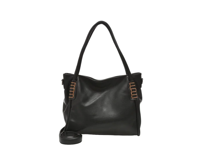 Geanta FLAVIA PASSINI neagra, 8852, din piele ecologica