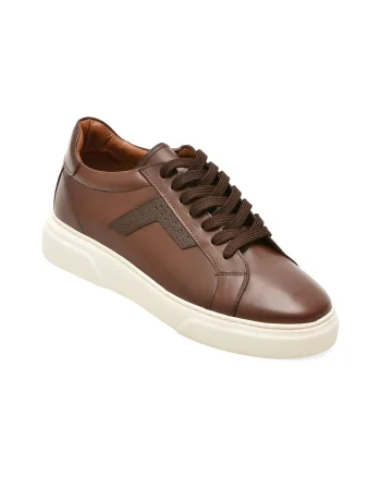 Pantofi sport LOST maro, LST120, din piele naturala