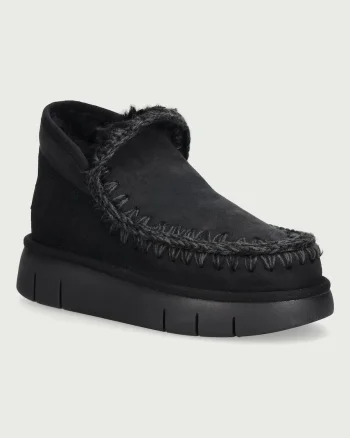 Mou  Eskimo Bounce Sneaker cizme de zăpadă pentru femei din piele întoarsă