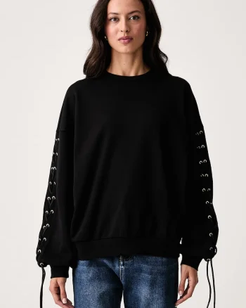 Liu Jo  hanorac oversized pentru femei cu bumbac