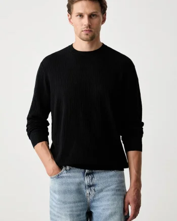 Armani Exchange  pulover pentru bărbați cu vâscoză