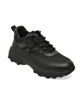 Ghete GRYXX negre, 923711, din piele ecologica