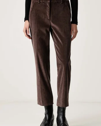 Weekend Max Mara  pantaloni pentru femei din catifea reiată WKDMARRUCA