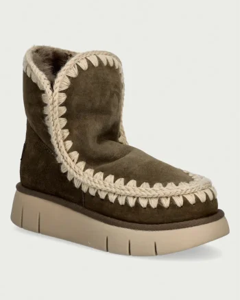 Mou  Eskimo 18 Bounce cizme de zăpadă pentru femei din piele întoarsă