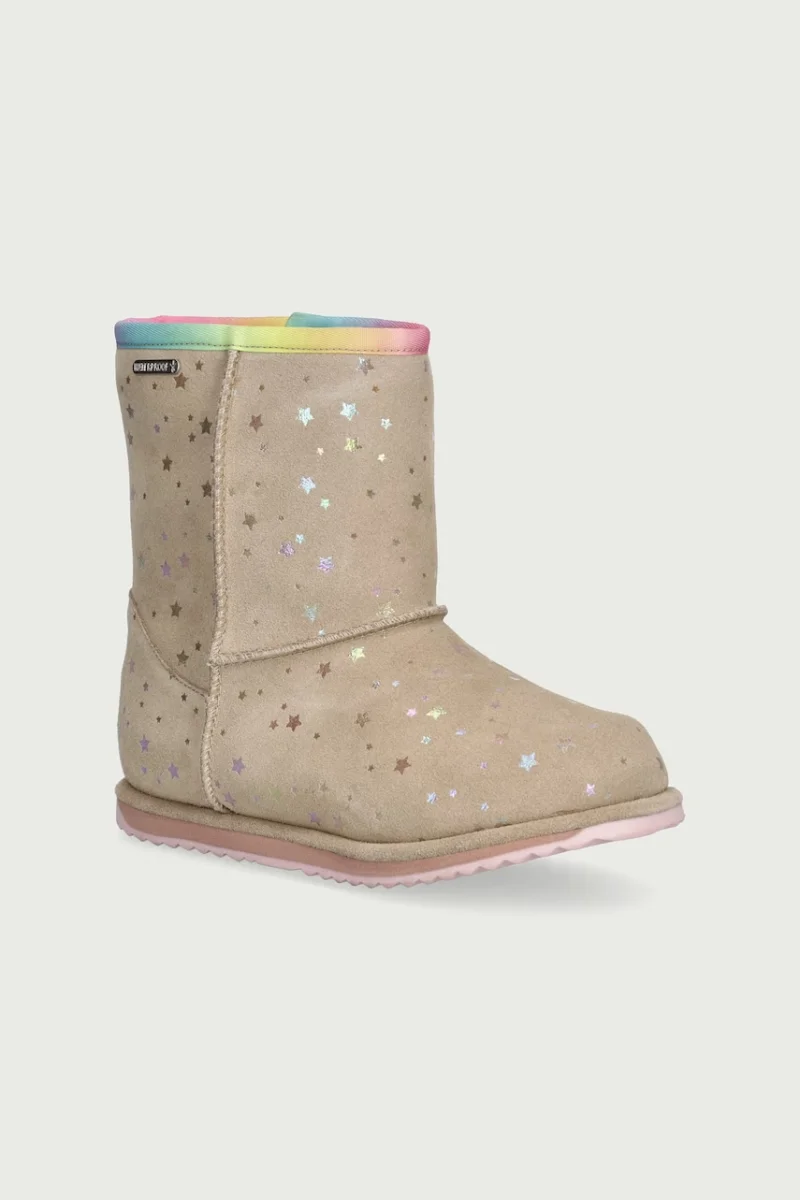 Emu Australia  cizme de zăpadă pentru copii din piele întoarsă Sparkle Brumby