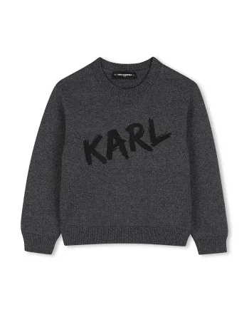 Karl Lagerfeld  pulover pentru copii cu amestec de lână