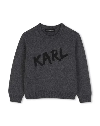 Karl Lagerfeld  pulover pentru copii cu lână