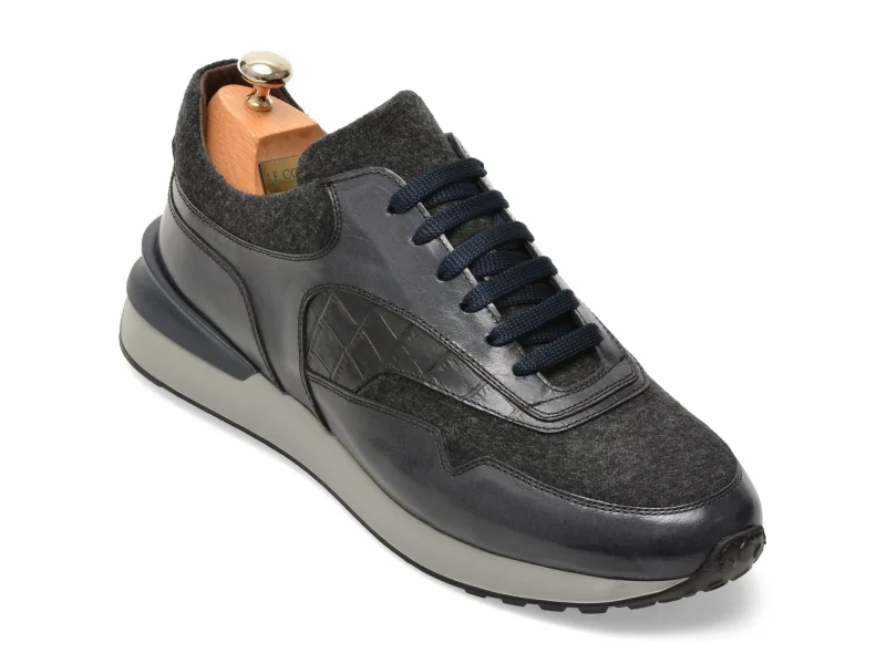 Pantofi sport LE COLONEL bleumarin, 66410, din piele naturala
