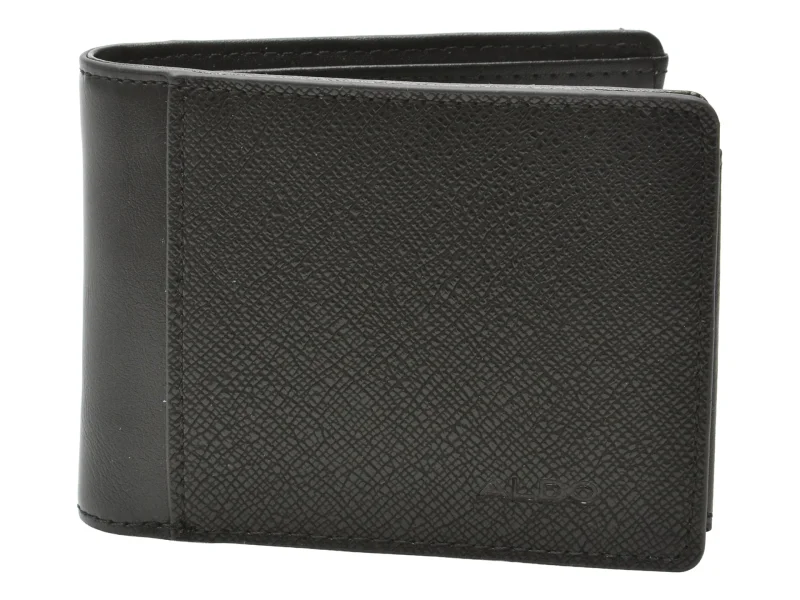 Portofel ALDO neagra, BANMOOR 007, din piele ecologica