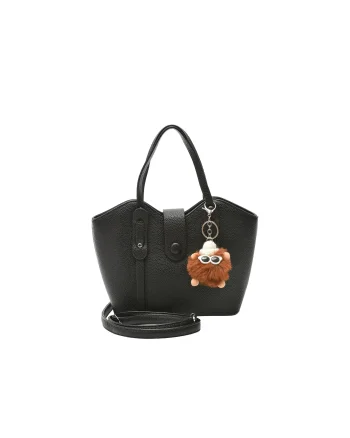 Geanta FLAVIA PASSINI neagra, 9610, din piele ecologica