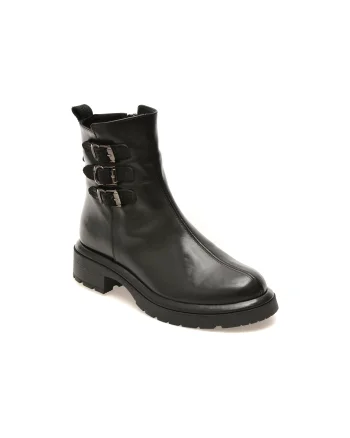 Ghete EPICA negre, 1504139, din piele naturala