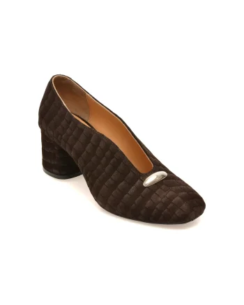 Pantofi eleganti EPICA maro, 3671872, din piele intoarsa
