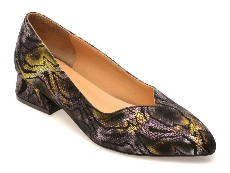 Pantofi eleganti EPICA multicolor, 3671870, din piele naturala