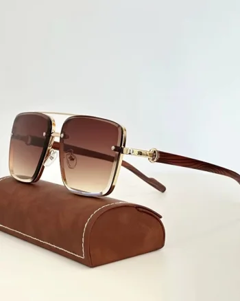 Ochelari de soare unisex, SG179, Maro