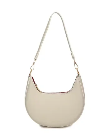 Geanta dama tip hobo Elenya GT3996, Alba