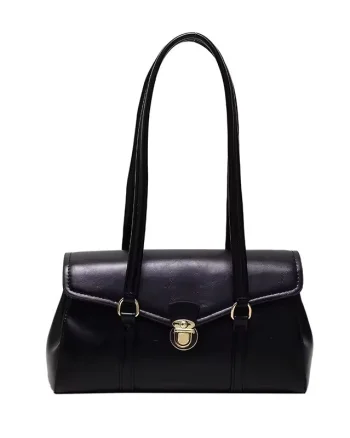 Geanta dama vintage Solena GT4005, Neagra